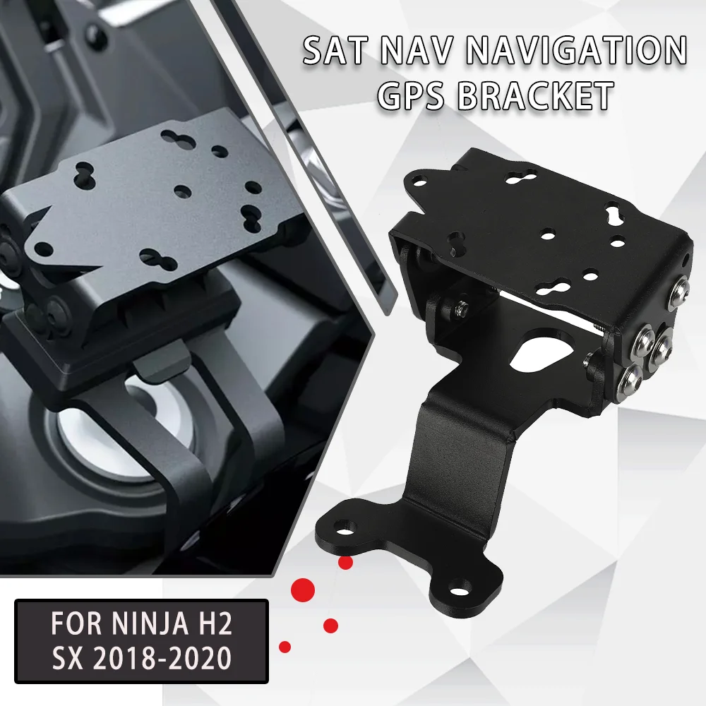 Motorcycle Accessories For Kawasaki Ninja H2 SX 2018-2020 Phone Holder Windshied Mount Navigation Bracket GPS Smartphone Holder