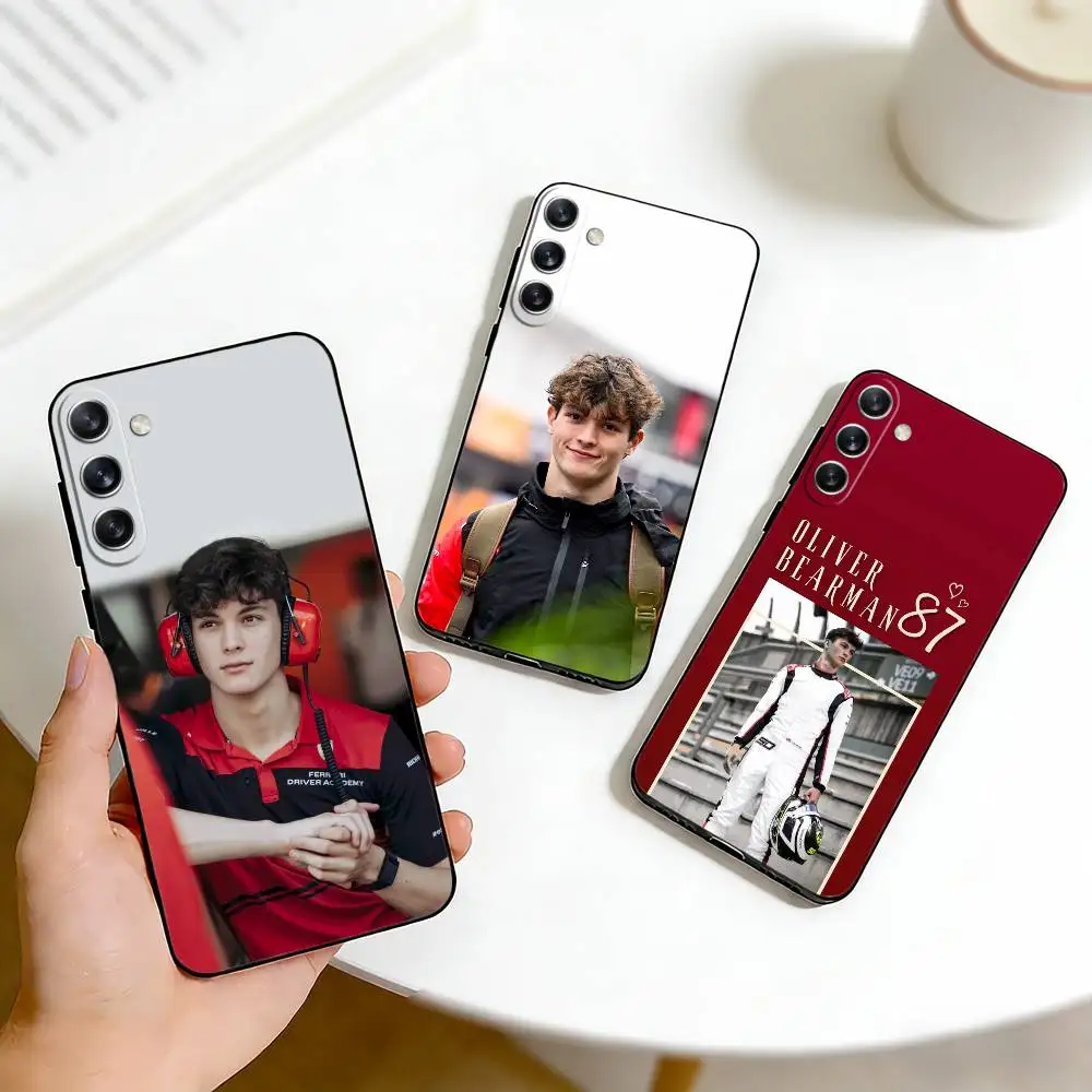 Racing Driver O-Ollie Bearman    Phone Case For Samsung Galaxy A73,A72,A71,A70,A53,A52,A51,Others Soft Black Cover