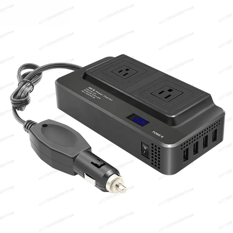 200W car inverter 12v to 110v US standard socket power converter booster