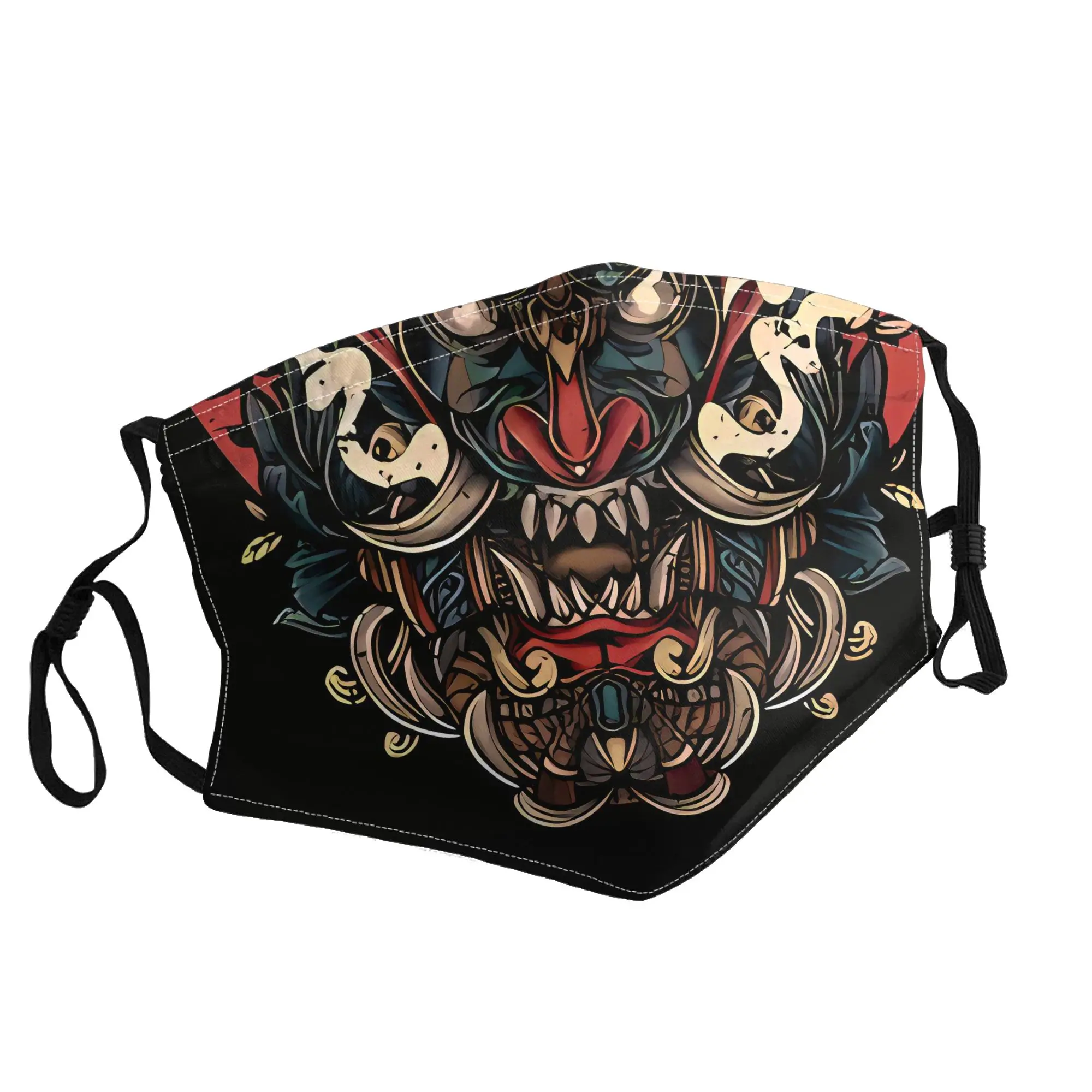 

Japanese Oni Mask Unisex Outdoor Fashion Printed