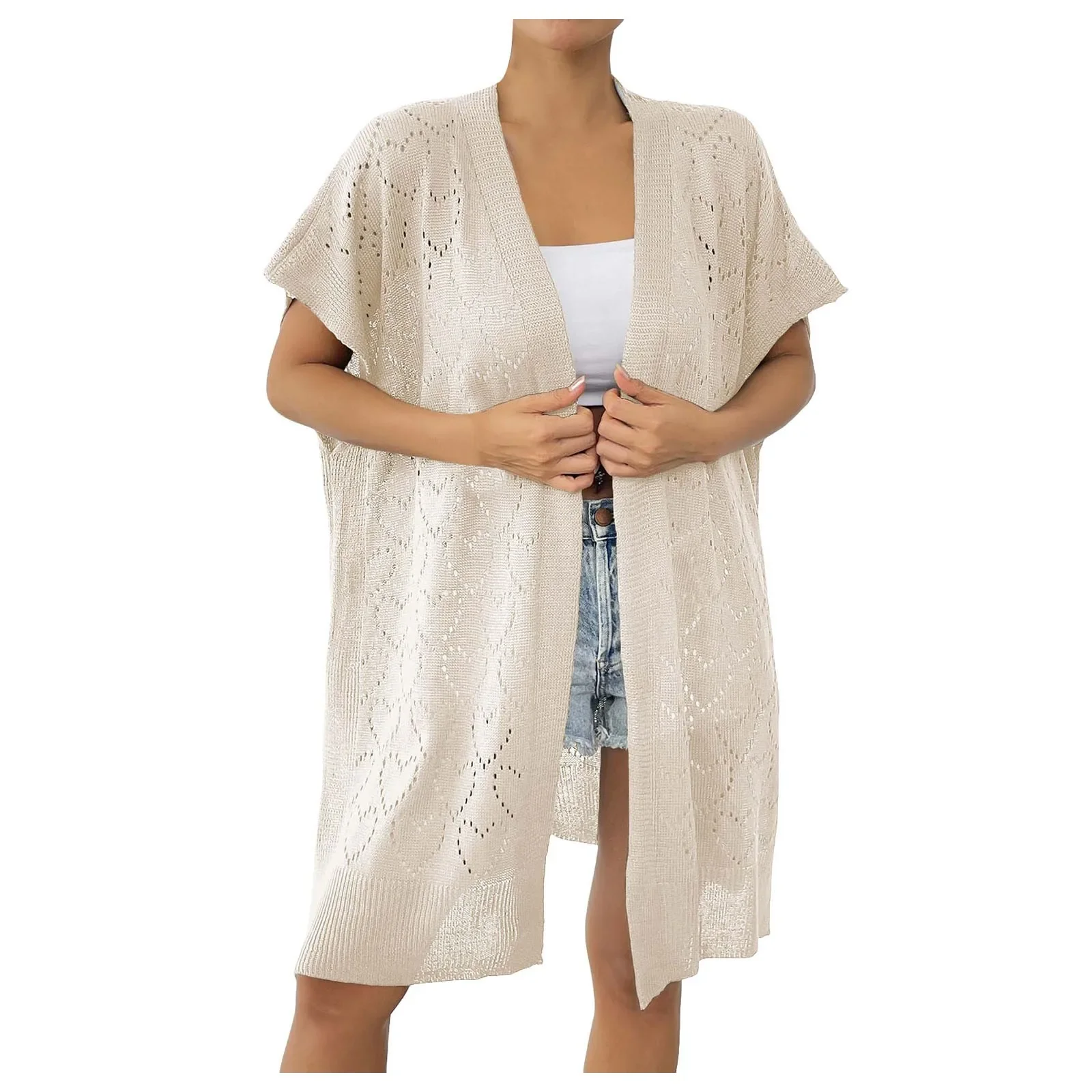 

Swimwear Clothes Womens Beach Blouse Womens Sexy Lace Strap Long Sunscreen Cardigan Summer Outfit Woman Trajes De BañO Mujer