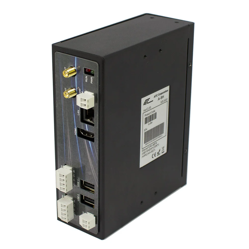 Industrieller lüfterloser Edge Computing Controller Hochleistungs-LoT-Box-PC (A-9H)