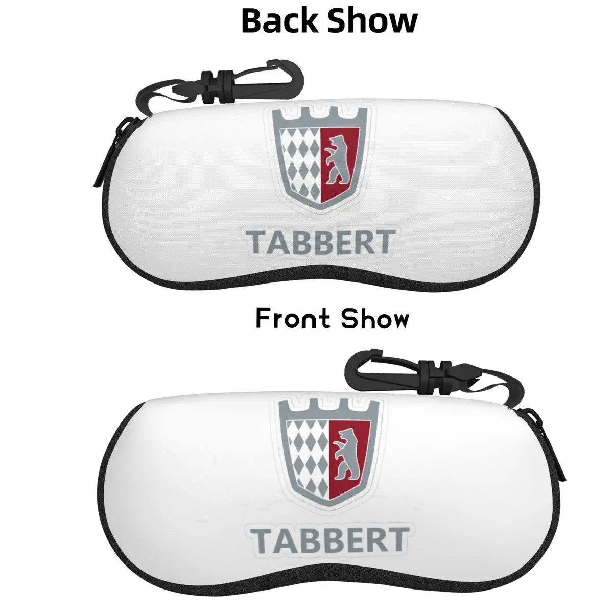 

Tabbert Logo Shell Glasses Case Portable Sunglasses Box Women Men Soft Eyeglass Bag Pouch