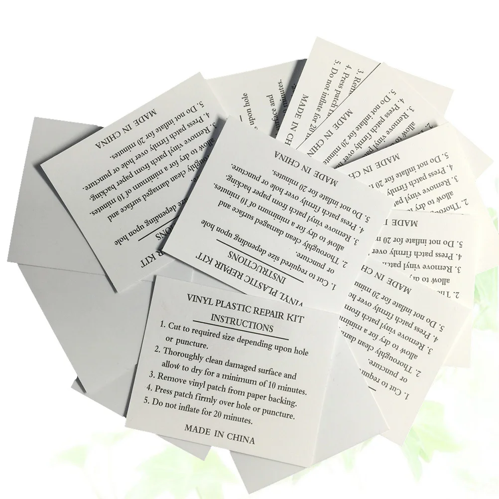 

10Pcs Waterproof PVC Repair Patch Light Grey Square Durable for Inflatable Boat Kayak Canoe Air Mattress Swimming Pool