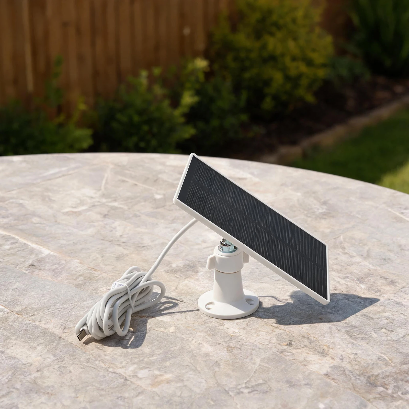 5W Solar Panel for Security Cameras IP67 Rated Dustproof Waterproof Wind Resistant for Rainstorm Sandstorm Conditions