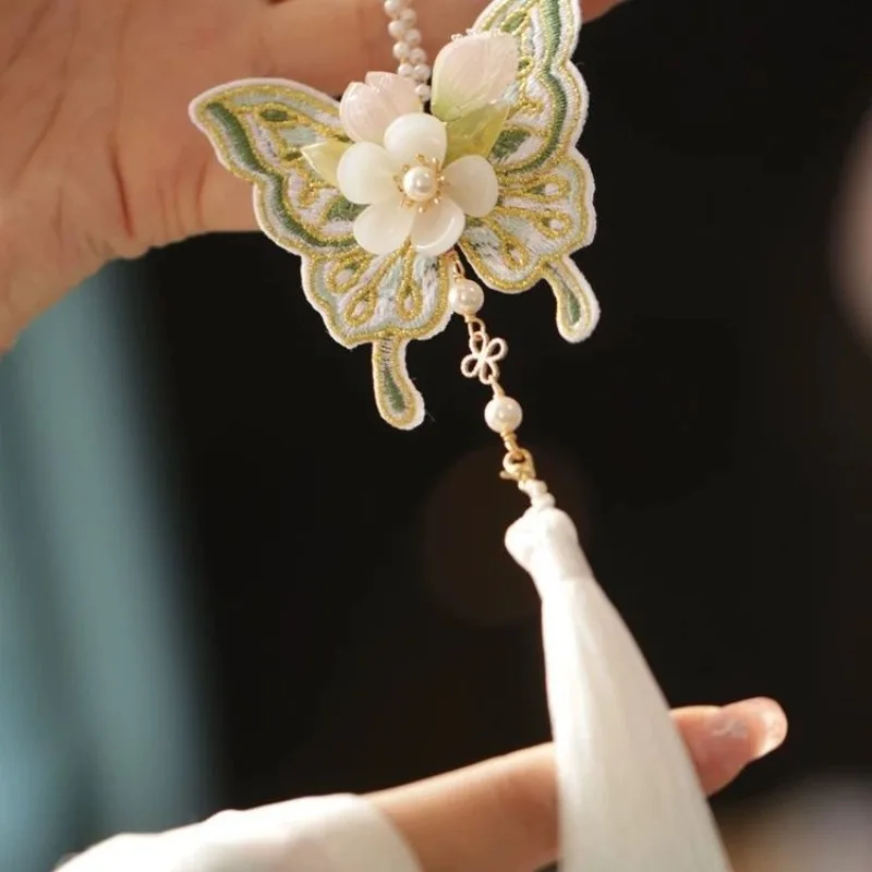 

Tassel Fringe Trim, Accesorios de Costura, Butterfly Embroidery for Chinese Hanfu Accessories, Qipao DIY Sewing Craft Supplies