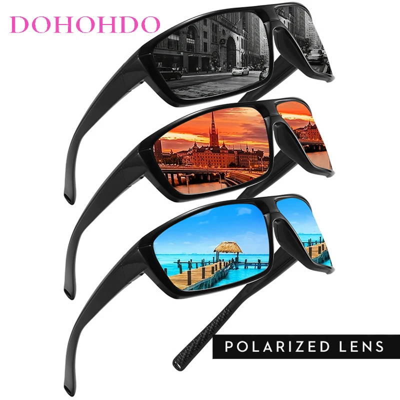 

Outdoor Sports Cycling Polarized Night Vision Sunglasses Men Driving Anti-Glare Shades Design Women Photochromic Goggles UV400