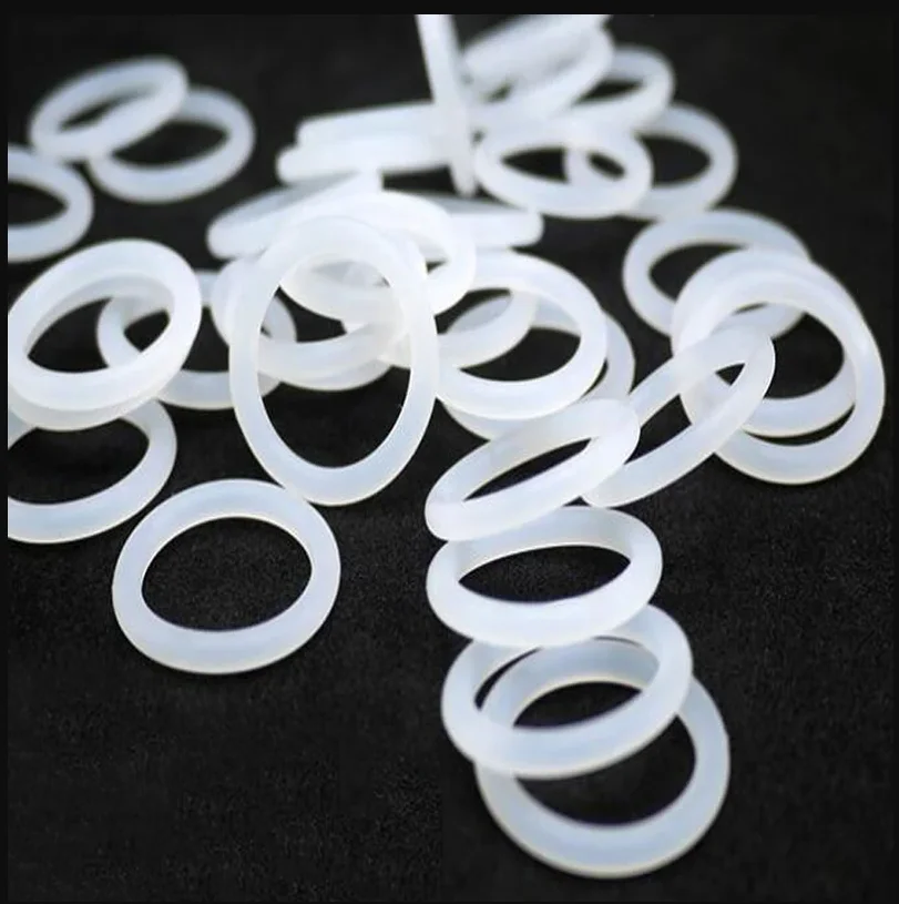 4000pcs/CS 1.5mm OD/20 25mm White Silicone O-ring VMQ Sealing Rubber Gasket Heat Resistant Food Grade