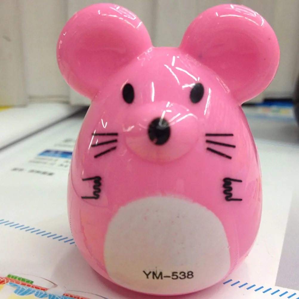 5 قطع من مبراة أقلام الرصاص الرائعة، نموذج الماوس، مبراة أقلام رصاص صغيرة، أدوات مكتبية صغيرة، أداة شحذ القلم الرصاص للمكتب المنزلي