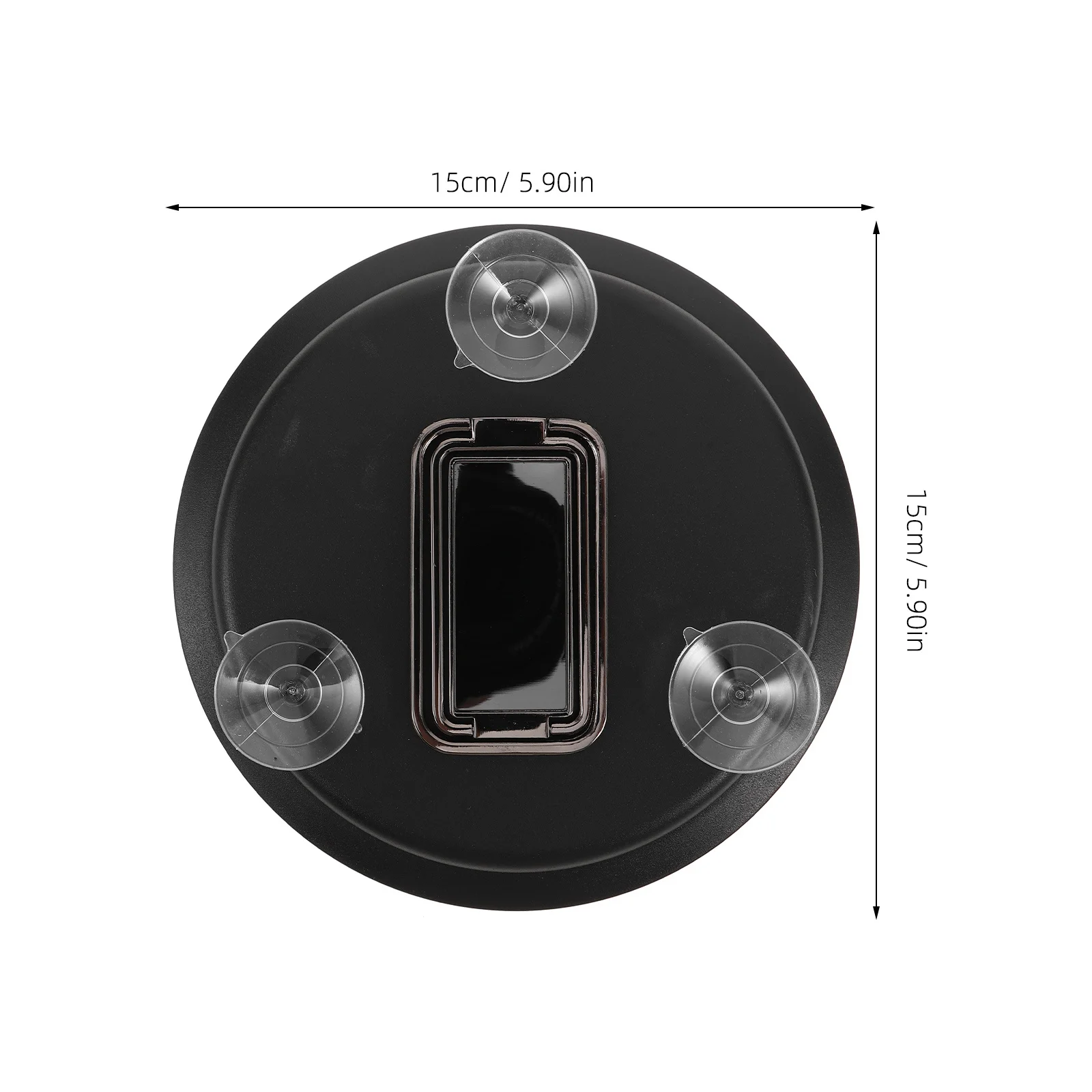 10X High Magnification Makeup Mirror 6 Inch with Stand and Suction Cup for Bathroom Shower Face Beauty Routine Portable Travel