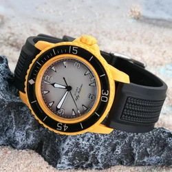 Rubber Silicone Strap 22mm for Swatch X Blancpain Fifty Fathoms Five Ocean Series Diving Waterproof Sport Watch Band Accessories