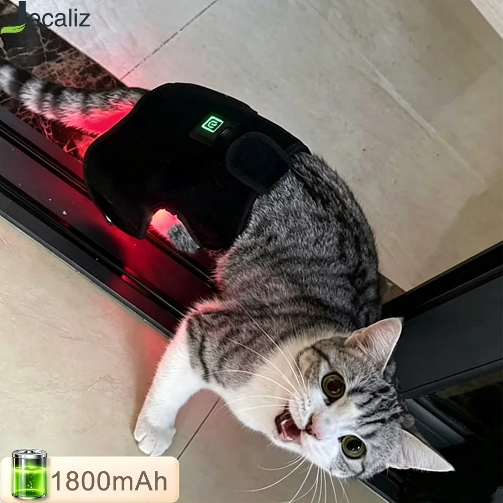 Red Light Therapy for Dogs Wearable Infrared Light Therapy Device for Dogs Cats Pets Joint Back Pain Relief Arthritis Charging