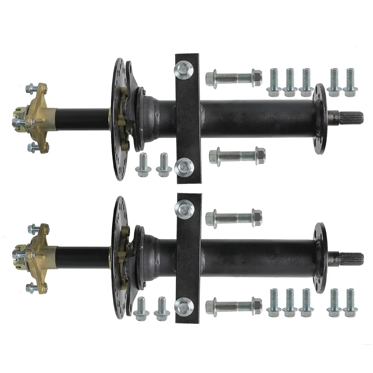 

34" Rear End Differential Axle Kit Drive Shaft Wheel Hub Go Kart Trike ATV Golf Cart