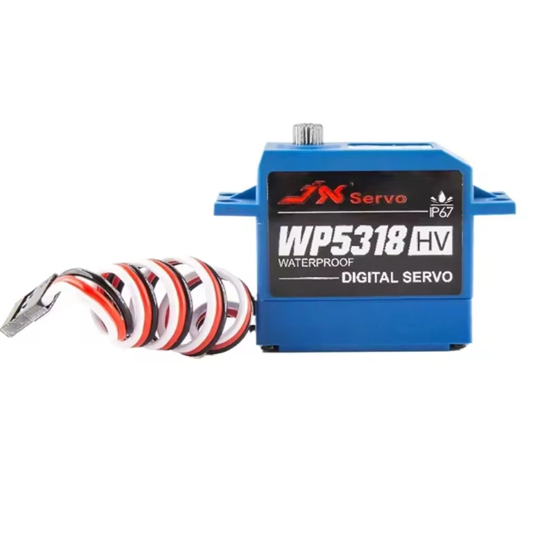 JX WP5318HV 18kg étanche numérique Servo métal engrenage 25T moteur fourré à couple élevé pour voiture RC Robot Drone bateau Buggy chenille TRX-4