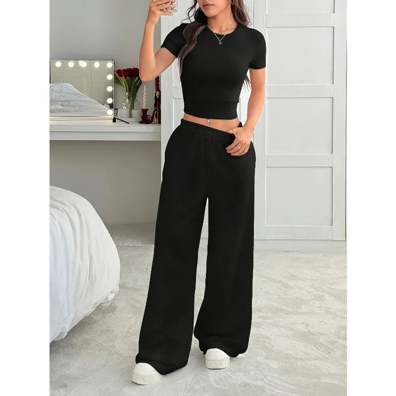 American Street – pantalon ample à jambes droites pour femmes, pour l'automne et l'hiver, nouveau pantalon de Jogging et de sport décontracté unisexe