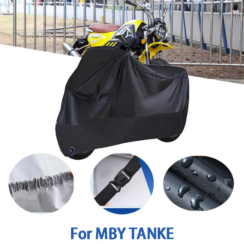Motorcycle Full Covers For MBY TANKE Car Outdoors Sun Protection Dust No Ear Thickened Oxford Clothcover Accessories