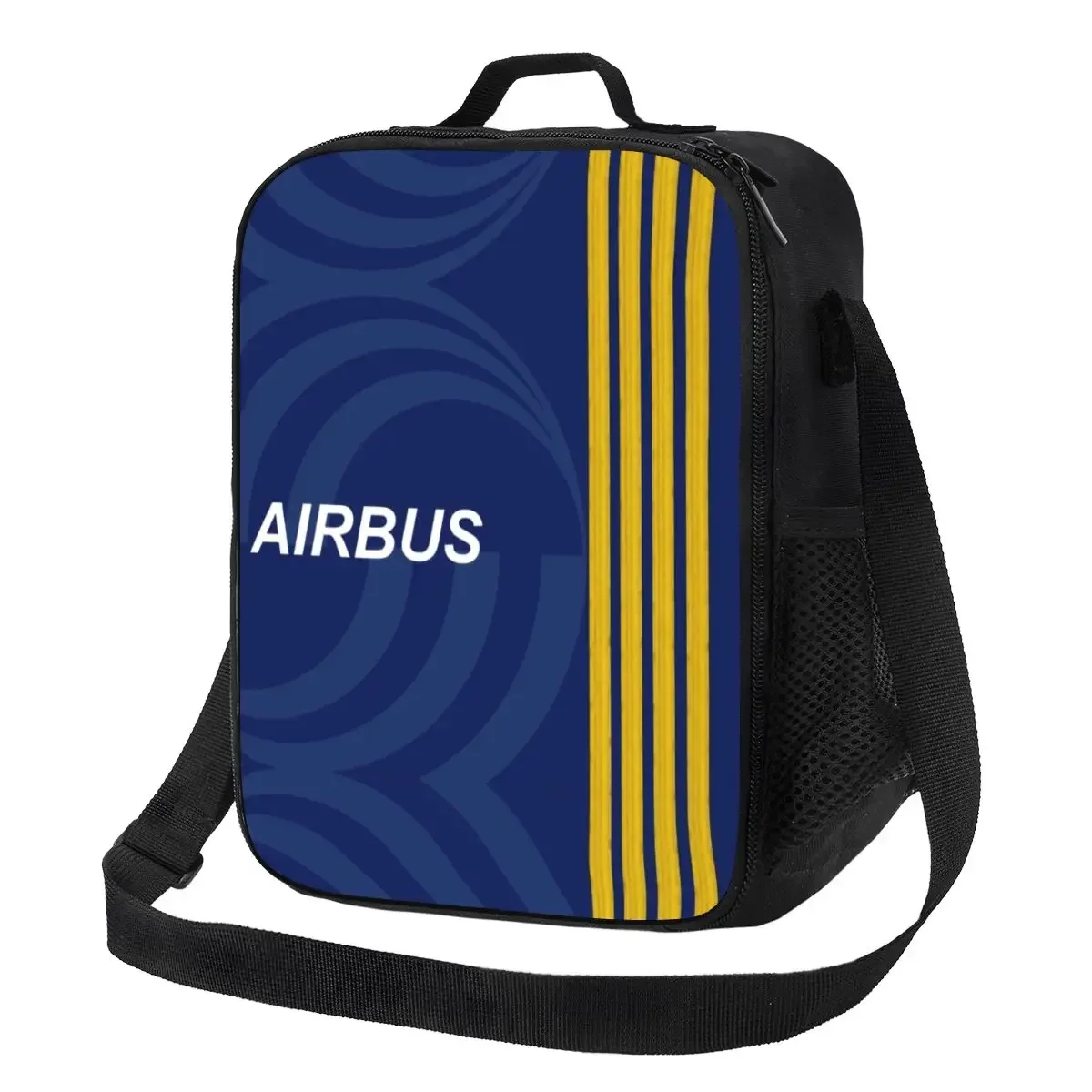 

Custom Born To Fly Flight Pilot Insulated Lunch Tote Bag Flying Aviation Aviator Thermal Cooler Food Lunch Box Work School