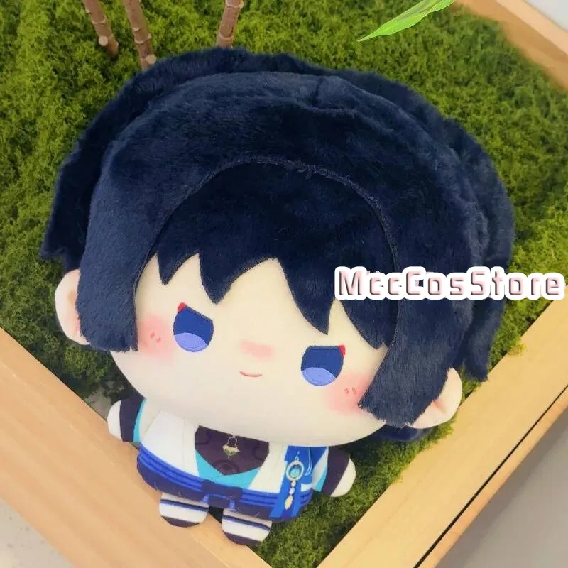 

35Cm Genshin Impact Xiao Zhongli Venti Wanderer Big Head Plush Acg Doll Anime Hug Pillow Stuffed Toy Girl Birthday Gift Xmas Cos