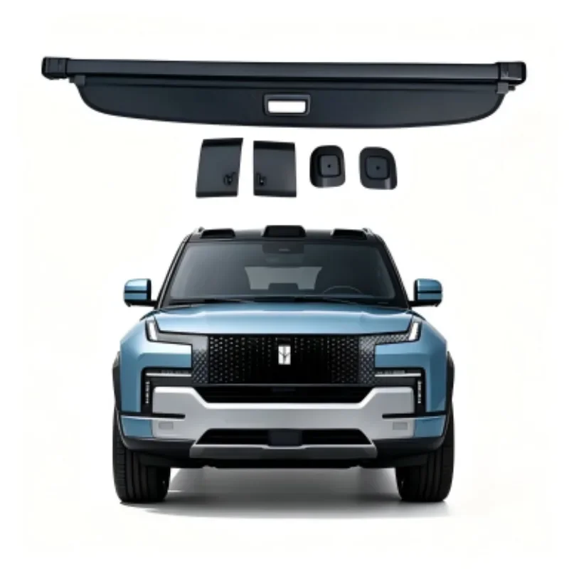 Cargo Cover Trunk Privacy Shade Rear Security Partition Anti-Theft Shield Organizer for Fangchengbao Titanium 7 2025+