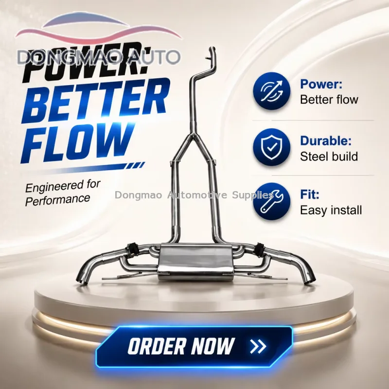 Suitable for BMW G07 X7 40i B58 3.0T 2019-2023 stainless steel high-performance mid rear exhaust system