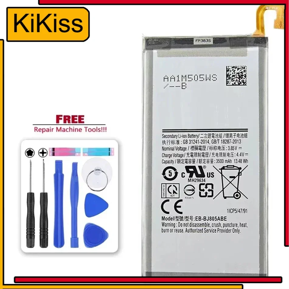 Battery EB-BJ805ABE 3500Mah For Samsung Galaxy Plus A6+ A6plus A6 + SM-A605F A605G A6050 A605K A605FN A605GN Bateria