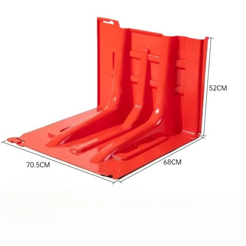 Flood control and flood control water retaining board Household garage Emergency water blocking L type Red removable waterproof