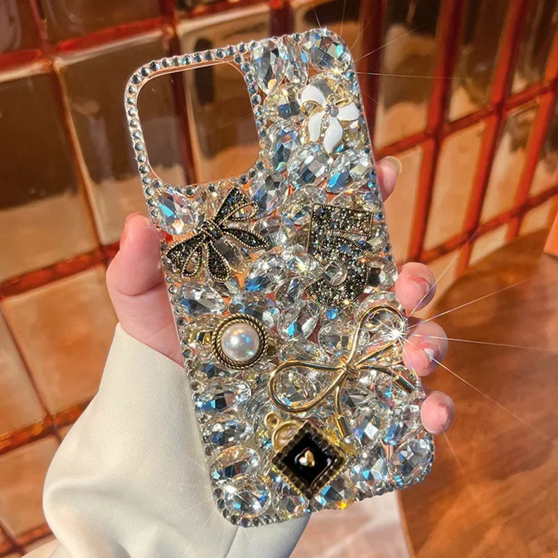 Rhinestone Cases for Samsung Galaxy S25 S24 S23 S22 S21 S20 S10 S9 Ultra Plus FE Case Diamond Phone Cover Sunjolly