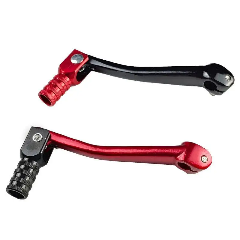 1Pcs Motorcycle Folding Aluminum Gear Shift Lever Universal 10-11mm For 50/110/125/150/250cc ATV Dirt Bike Pit Bikes view 4
