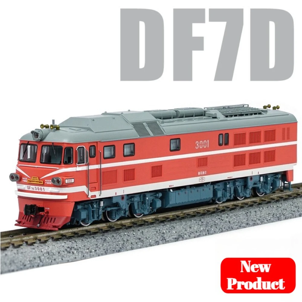 

New N-type 1/160 Simulation Train Model DF7D Cold-resistant Diesel Locomotive Multiple Options Toy Train Collection Gift