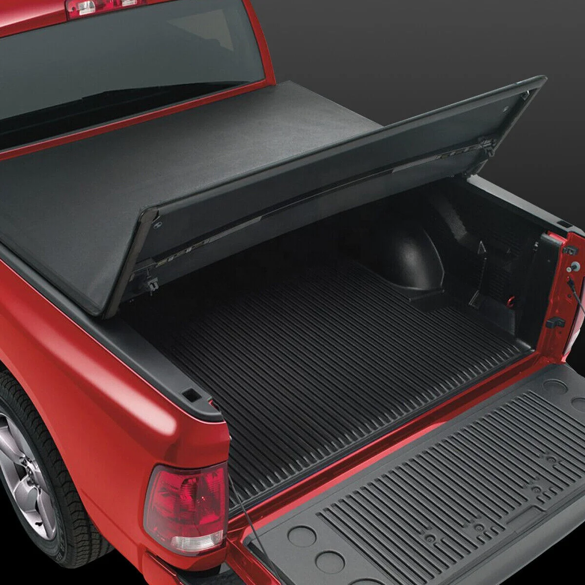 No Drilling Tri-Fold Bed Cover With Alloy Frame For Mitsubishi L200/Triton 2010-2024