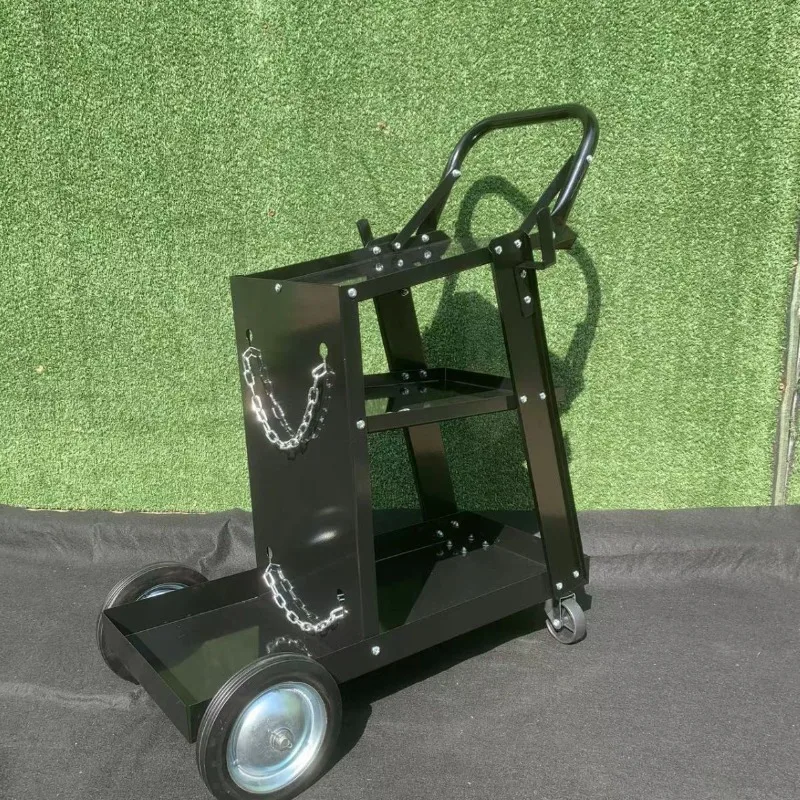 handle Hardware tool storage trolley Flat trolley Four-wheel welding machine 1pcs