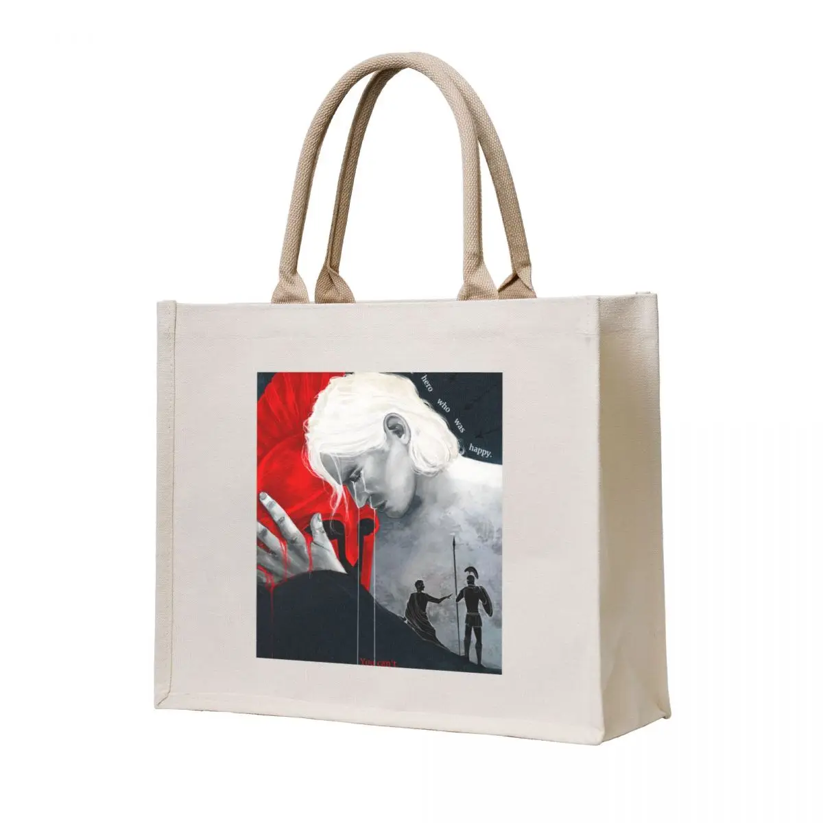 

Name one hero who was happy Tote Bag Beach bag eco bag folding Women's shopper