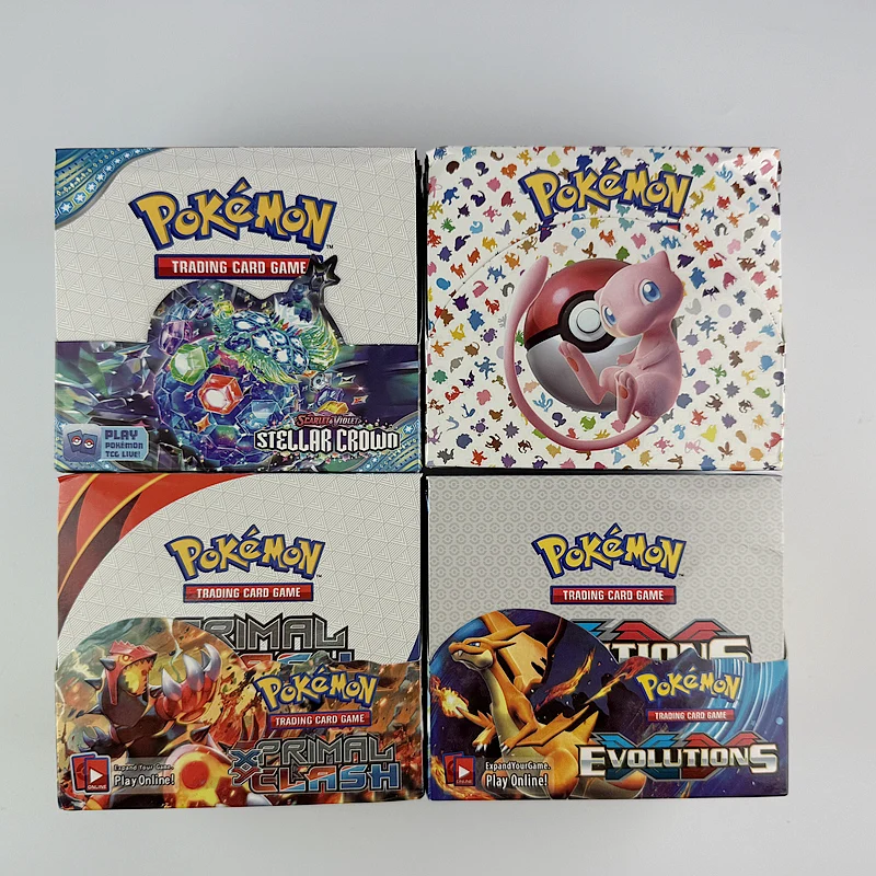 360pcs Pokemon Scarlet Violet TCG XY Evolutions Booster Pokemon Kaarten Display Box Pokemon Booster Battle Speelkaarten Speelgoed