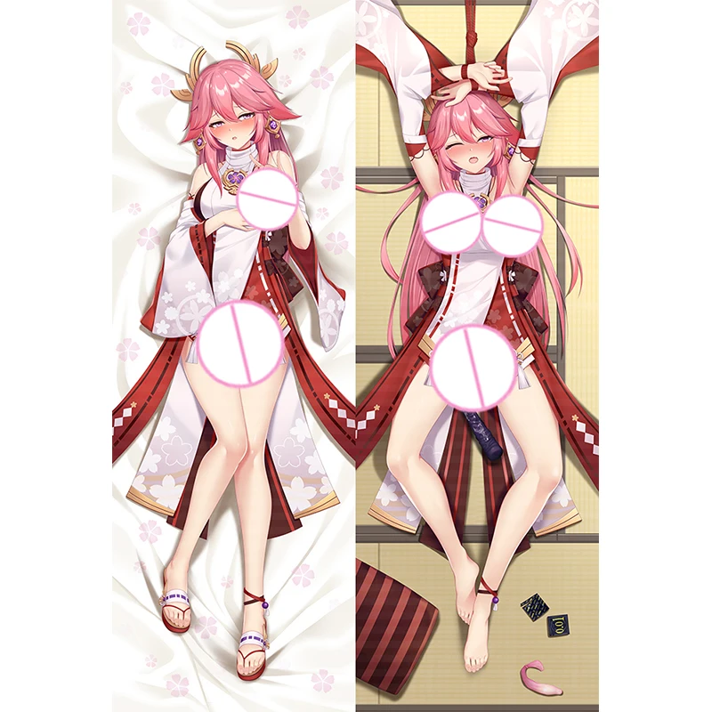 

Anime Dakimakura Pillow Case Fate Sexy and Busty Guuji Yae Double-Sided Halloween Decoration