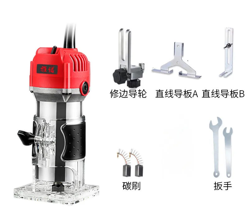 Woodworking Router Electric Trimmer Slotting Machine Engraving for Home Use Full Copper Motor