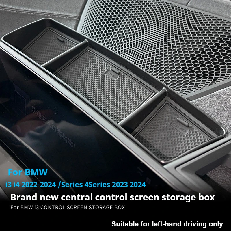 

For BMW 3 Series 4 Series I3 I4 2022 2024 LHD Car Central Control Screen Behind The Scenes Storage Box Modification Accessories