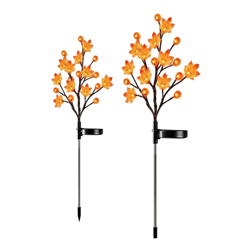 For Halloween Night Display Approximately 76 Cm Halloween Stake Lights Decorative Pumpkin Lamp Spooky Yard Lights
