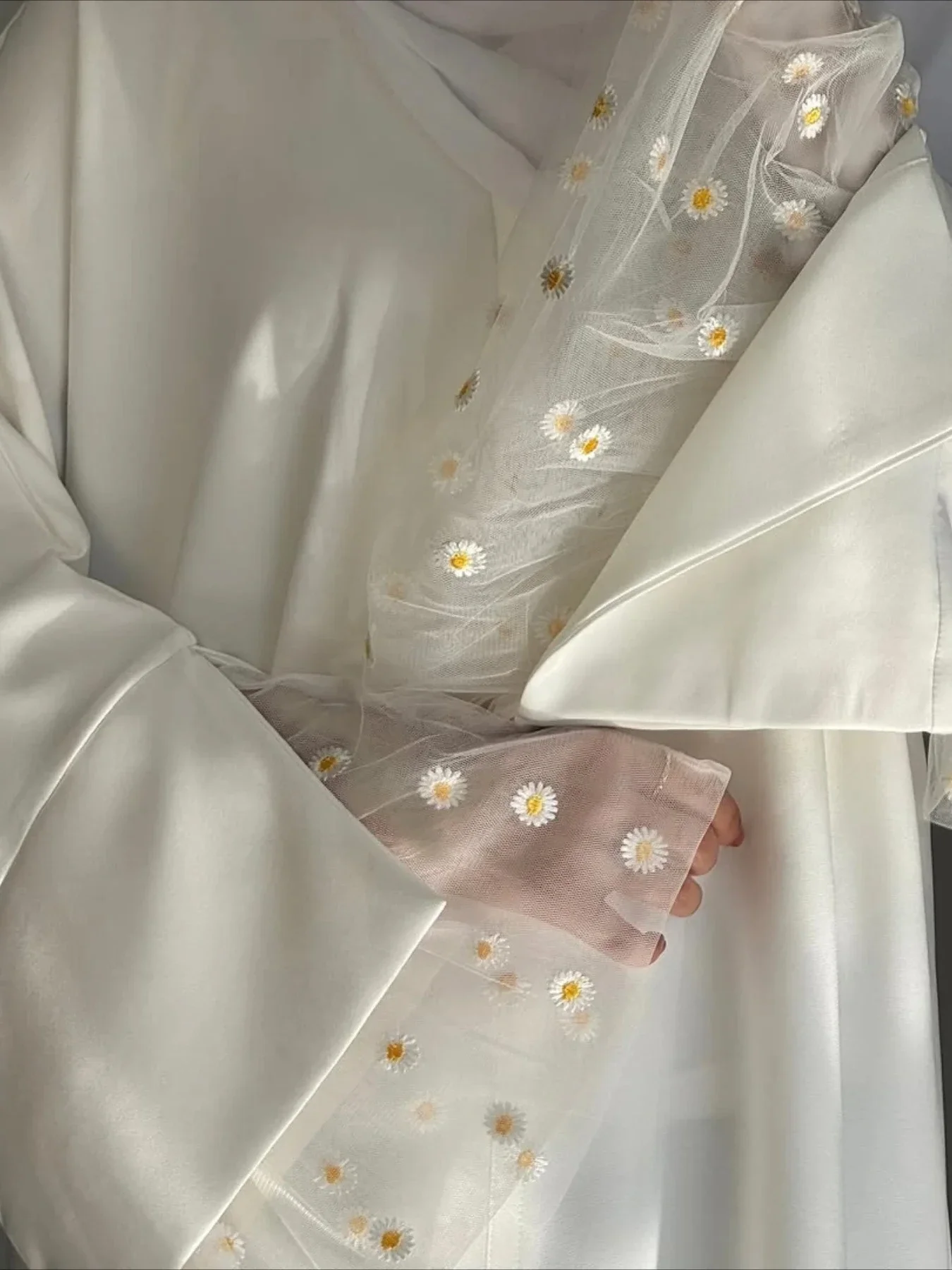 무슬림 아바야 여성 아바야 두바이 단정한 오픈 드레스 모로코 카프탄 2026 이드 우아한 가디건 레이스 소매 니다 카프탄 롱 로브