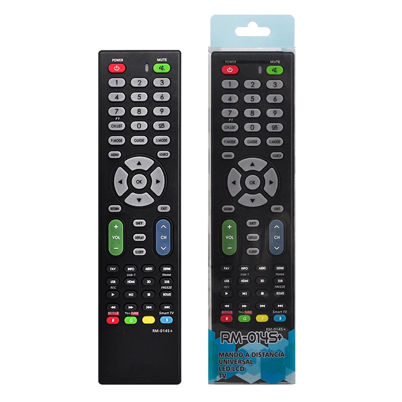 Universal Remote Control RM-014S With NETFLIX YOUTUBE Button For Most Televisions