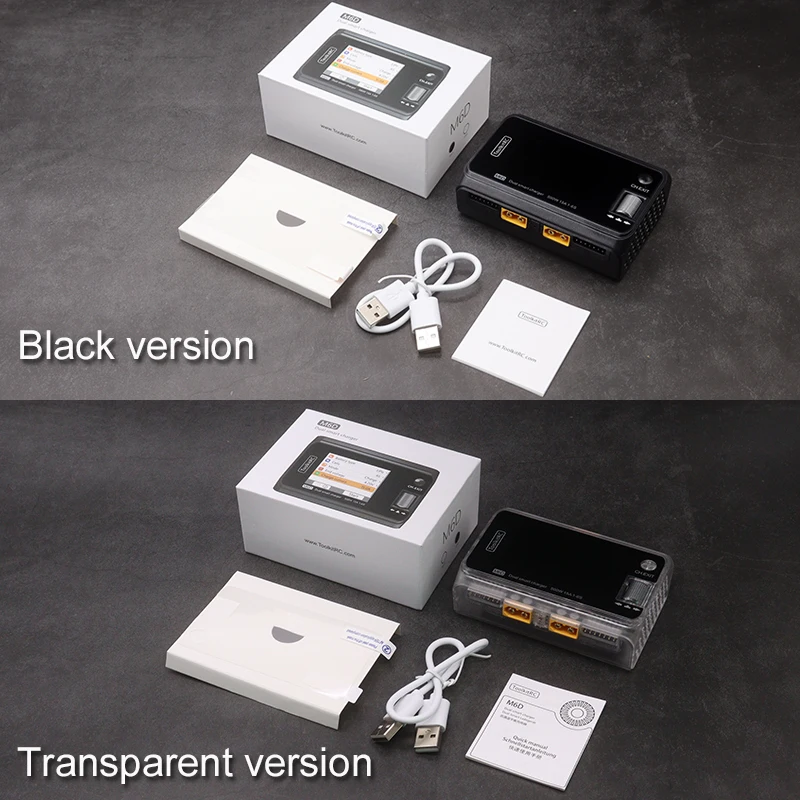 2024 ToolkitRC M6D 500W 15A DC Dual Channel MINI Smart Charger Discharger For 1-6S Lipo Battery FPV Model Spare Parts
