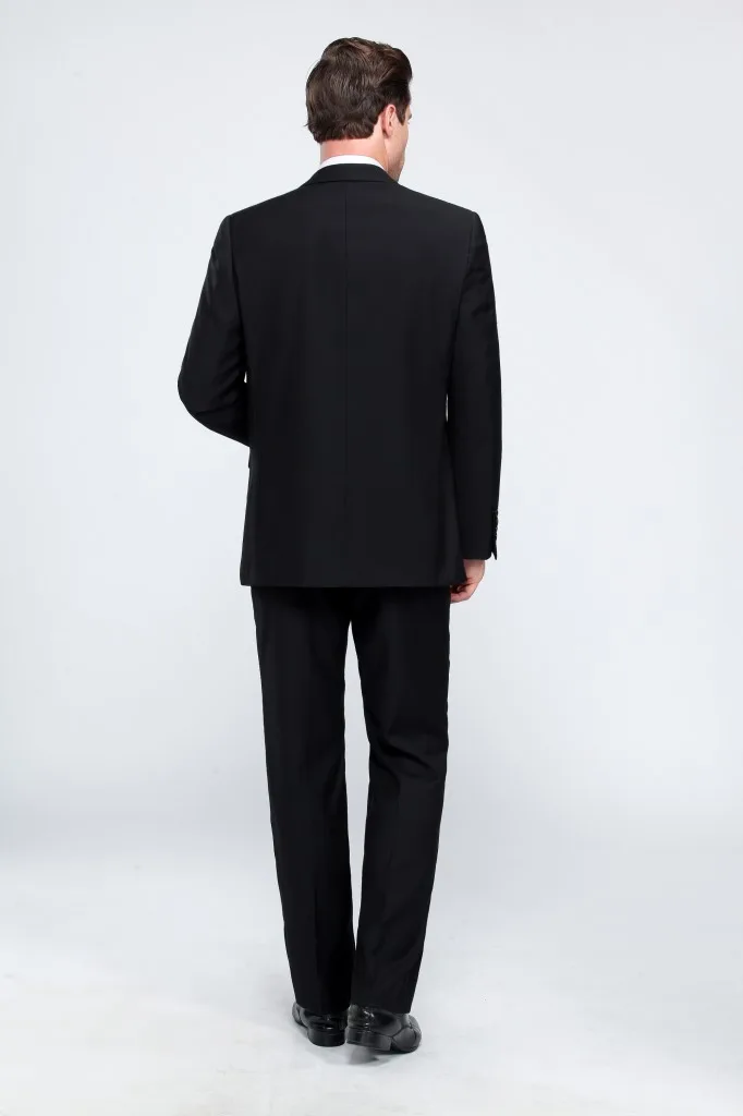 Traje profesional de negocios personalizado para hombre, traje de boda para novio, Color sólido, cuatro estaciones, 129