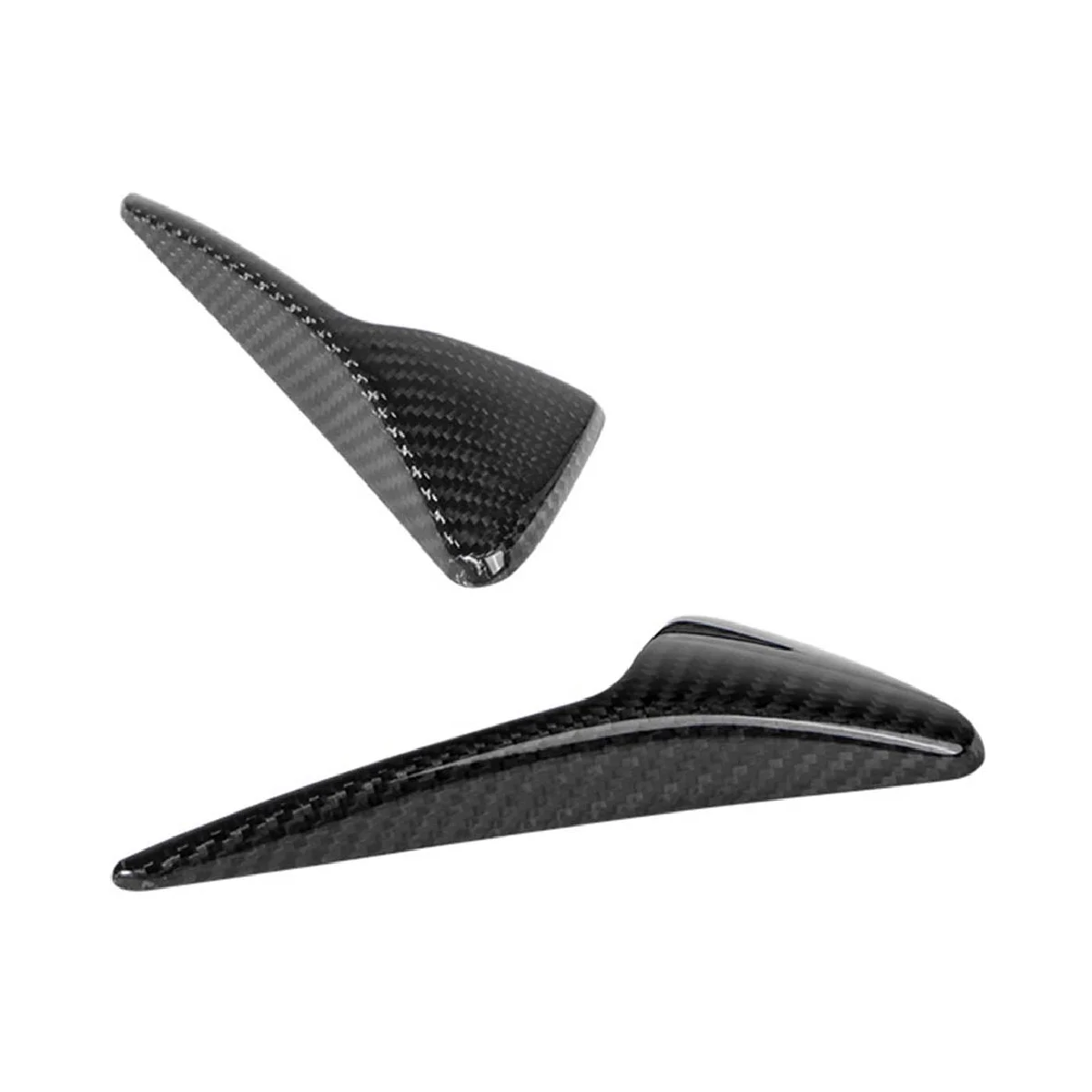 

Real Carbon Fiber Side Camera Protection Cover Car Accessories Trim Sticker for Y X S