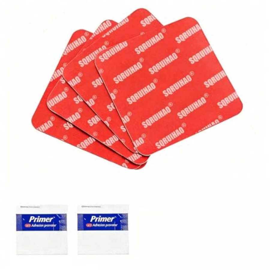 

Square Double Sided Tape Automotive 4pcs Double Sided Adhesive Pads for Windshield Dashcam Mount 2.83" Car Windscreen Window Gl