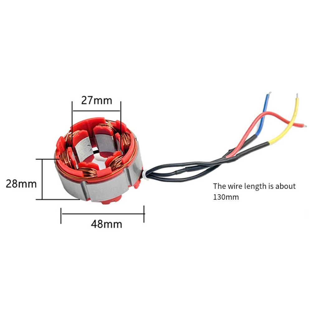 2Pc Stator Rotor For Dayi 2106 Split Stator Rotor Brushless Electric Wrench Accessories Motor Assembly Power Tools Metal Stator