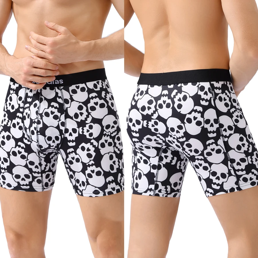 5Pcs/Pack Brand Men's Underpants Shorts Sexy Mens Panties Letter Elastic Waistband Boxer Briefs Print Underwear For Men Boxers