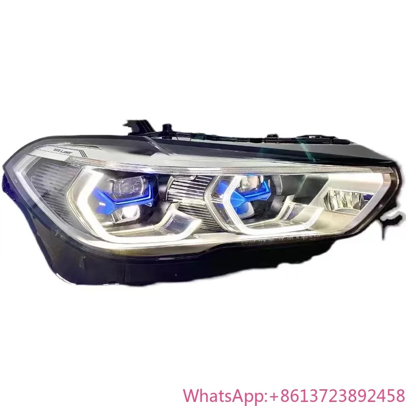 Bimmor 3 Car Headlight for BMW X5 G05 G06  Head Light Laser Headlamp Semi Assembly 2020- 2021 Headlamp Factory