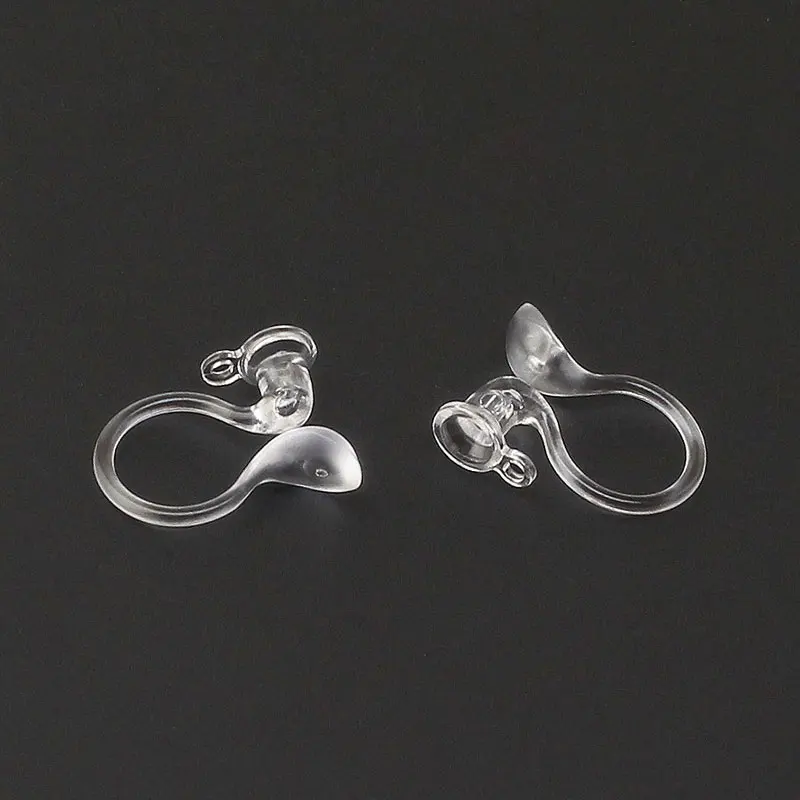 محولات مشبك الأذن من الراتنج |   أجزاء مجوهرات مصنوعة يدويًا لتعديل أقراط الخطاف/الأذن لتعديل الأقراط النسائية