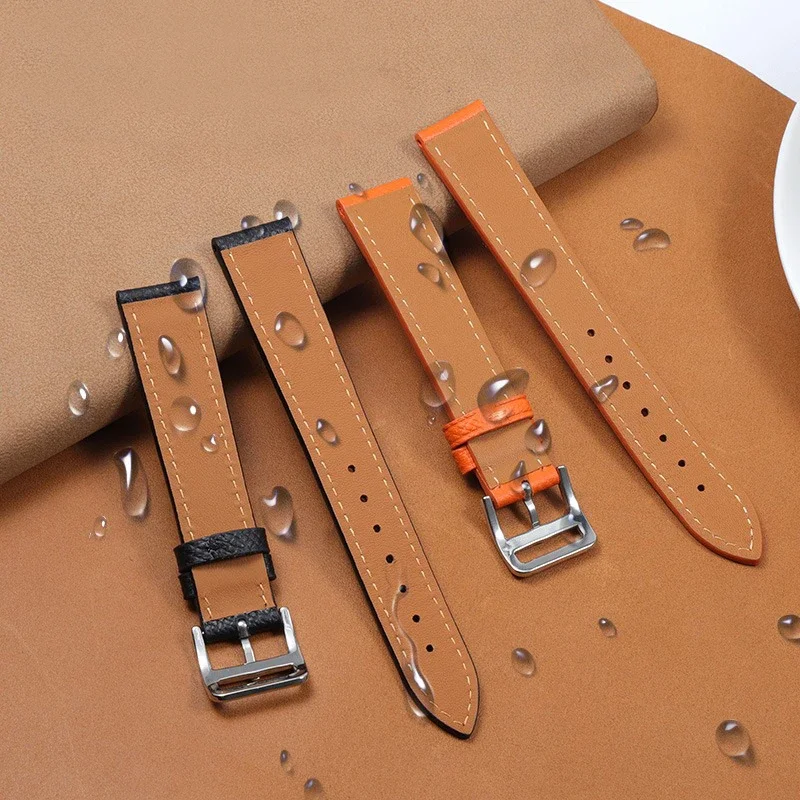 Genuine Leather Watch Strap Of The Watch Is Suitable For Hermes 14/16/18/20mm Fashionable Comfortable Soft cowhide Bracelet