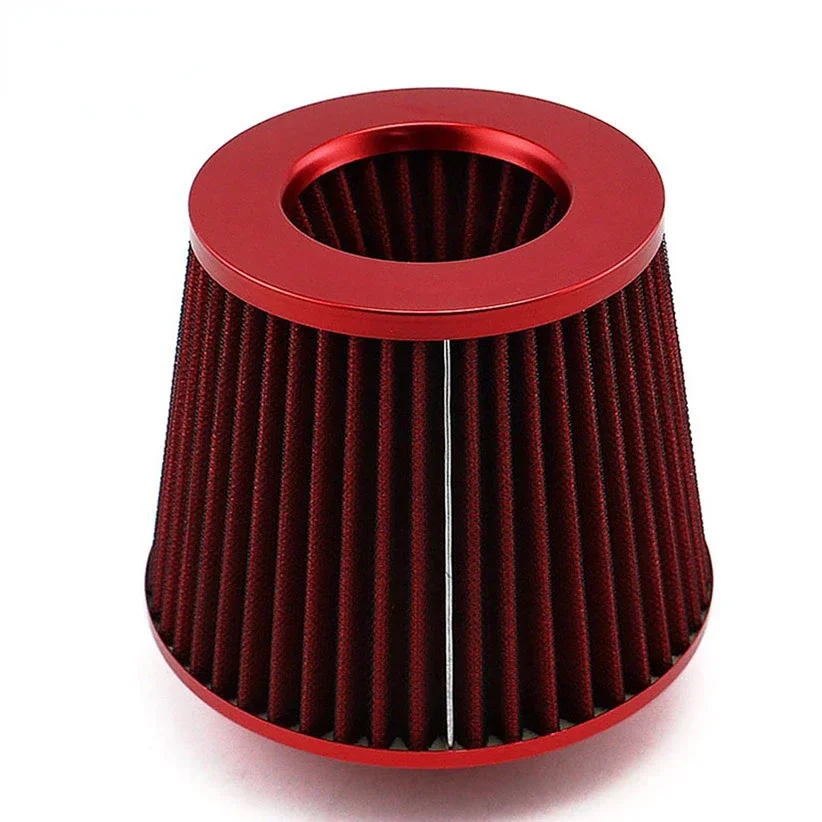 64-100mm Universal Air Filter Kit Cone Cold Intake Filter Car Sponge Airfilter High Flow Racing Performance Tapered Sport Intake