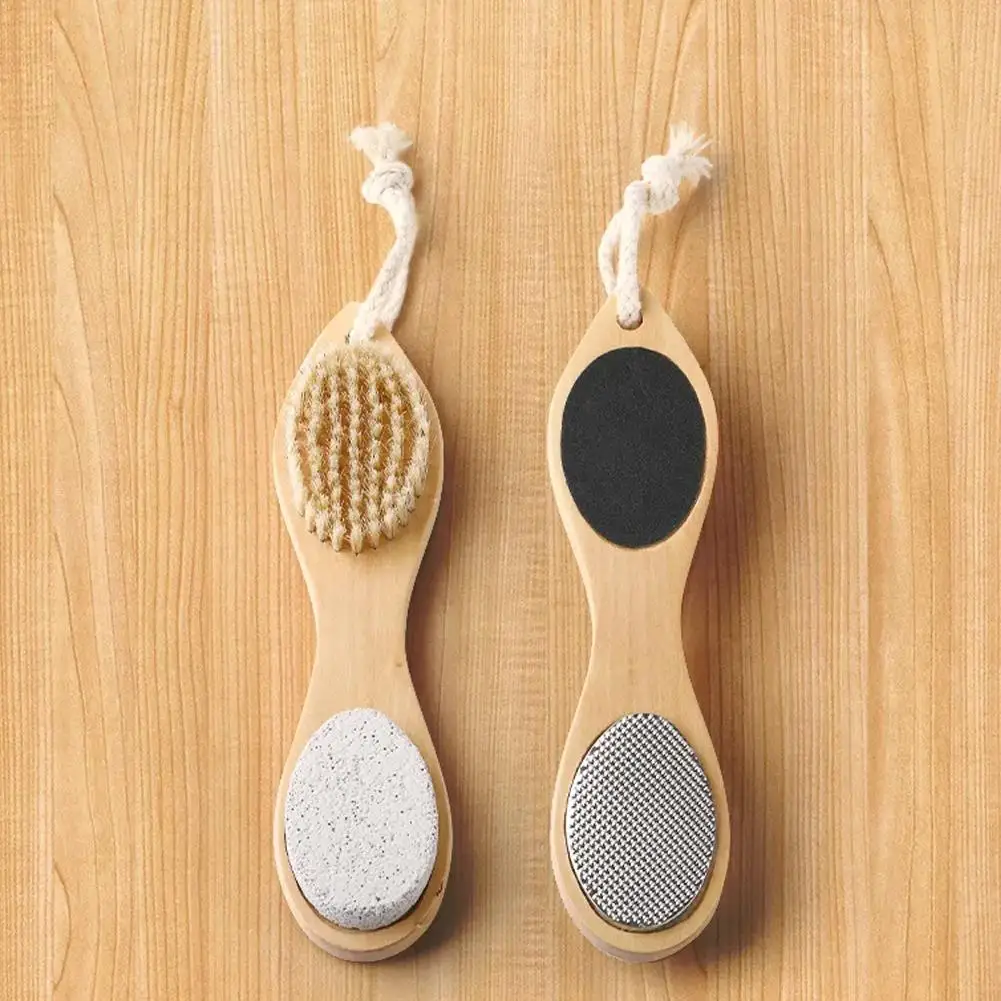 1 個 4-in-1 乾燥肌ボディマッサージブラシ角質リムーバーポータブル抗セルライト角質血循環マッサージツール